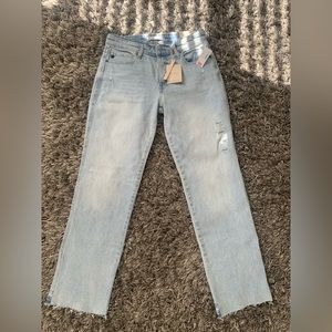 KanCan Womens Jeans Mid Rise Straight 28x30 brand new with tags